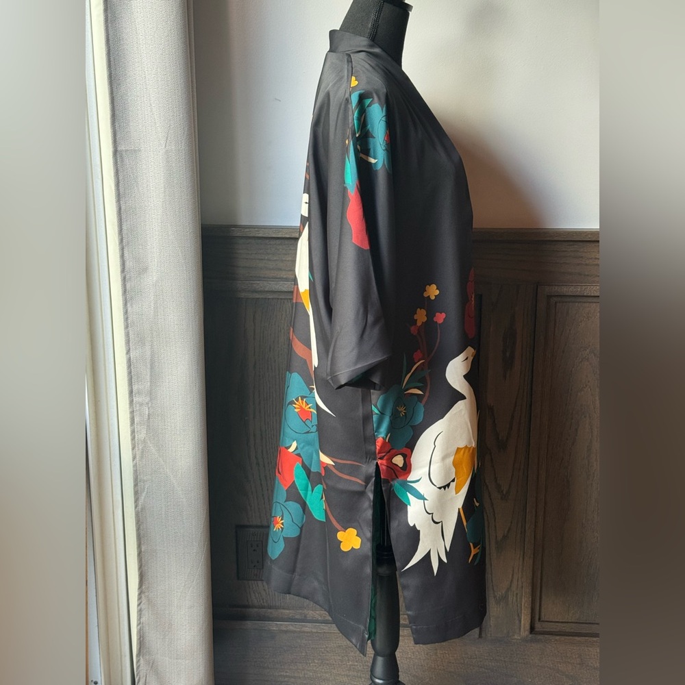 Chico's Black Kimono Covering Ruana S/M NWT - Picture 4 of 6